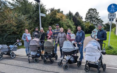 Kinderwagenrunde am Feiertag