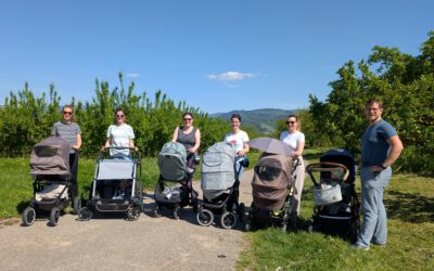Kinderwagenrunde triff auf Osterhase